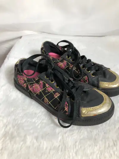 Girls Black & Pink Shoes. Size 13., View more