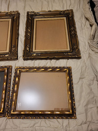 5 vintage picture frames