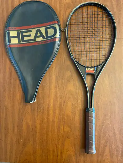 I'm selling a classic AMF Head Tournament Edge tennis racket. This vintage racket comes with its ori...