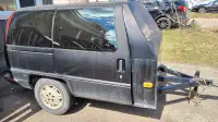 Trailer, converted van into inclosed trailer