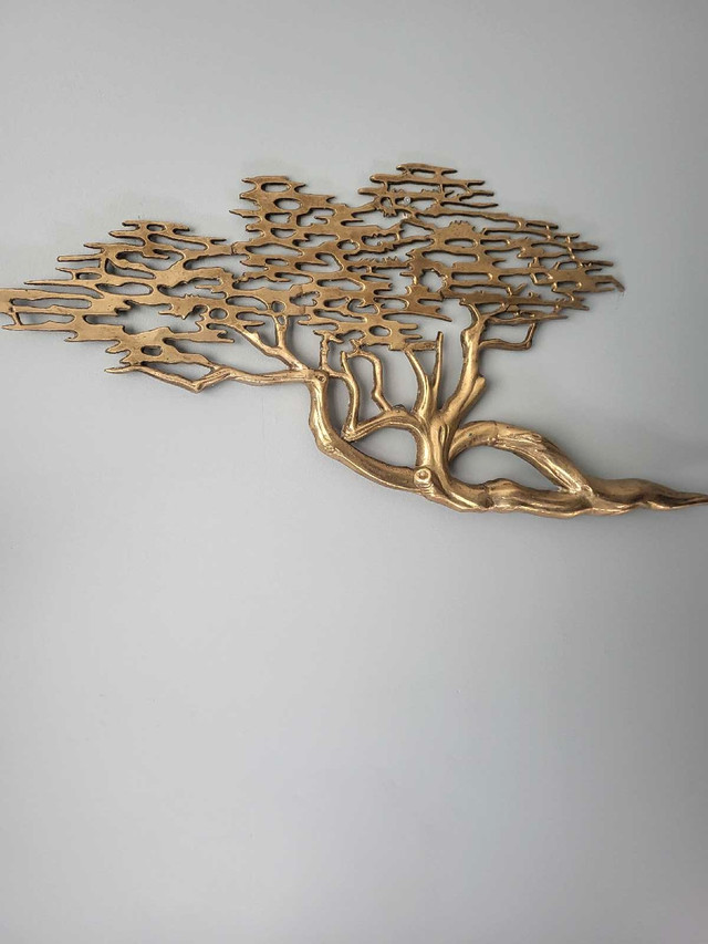  Brass Arbutus Wall Decor  in Home Décor & Accents in Cowichan Valley / Duncan - Image 2