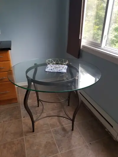 Round Glass Side Table, View more