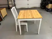 Ikea Table and 1 Chair