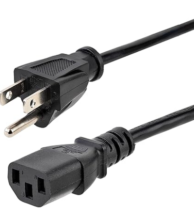 AC Power Cord 3-Prong Cable, View more