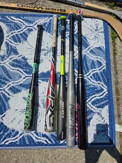 Baseball and softball bats, View more