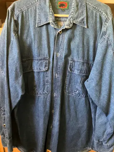 Denim Shirt Boston Trader Brand New Size L, View more