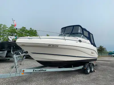 Well equipped cruiser 5.0L EFI Mercruiser low hr. has air conditioning ,stove ,fridge ,microwave,mar...