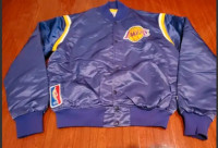 Vintage NBA Authentics LA Lakers satin Starter jacket mens XL