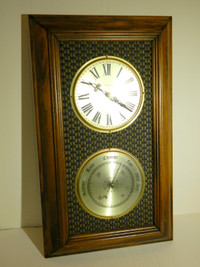 Vintage Ti-Chron Clock Barometer Combo Unit
