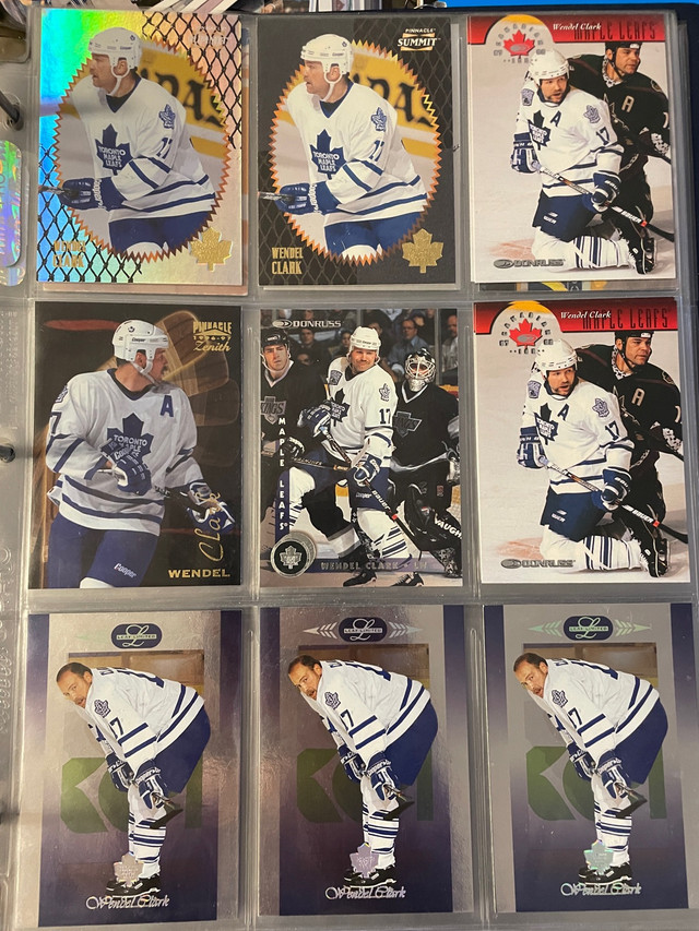 Collection of around 60 Wendel Clark cards in Arts & Collectibles in Hamilton - Image 3