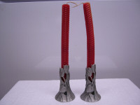 Vintage Seagull Pewter “Tulip” Candle Holders