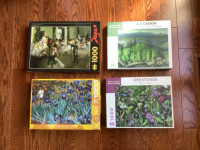 4  1000 PIECE ART JIGSAW PUZZLES