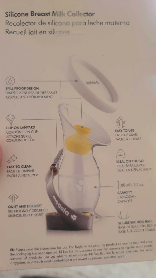 Medela breast milk collector $12 firm in Feeding & High Chairs in Calgary