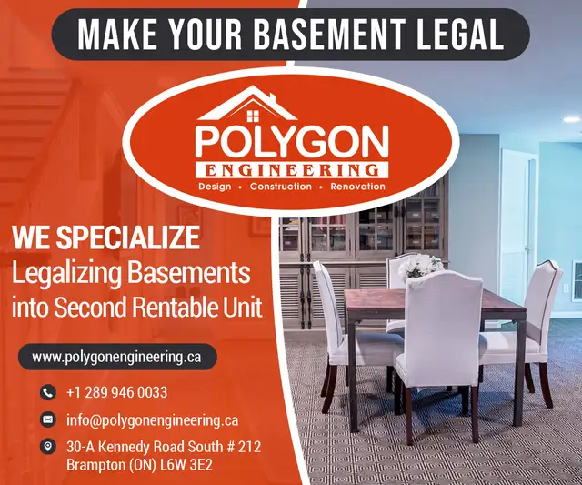 LEGAL BASEMENT DESIGN-ARCHITECT DRAWINGS-BUILDING PERMIT-GTA