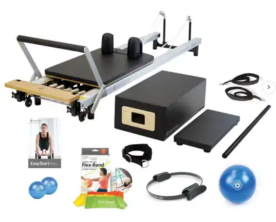 Merrithew® At Home SPX® Pilates Reformer, Package with Props., View more