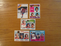 Canadiens Star Guy Lafleur - 5 cards