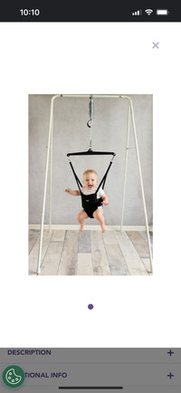 Jolly jumper with stand 
