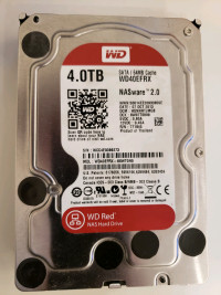 4TB WD Red HDD Hard Drive Disque Dur