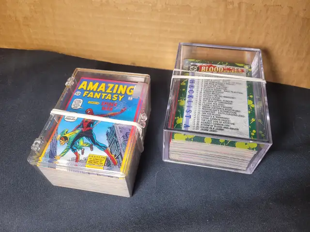 Marvel and DC cards 1992..30th anniversary and Bloodlines in Comics & Graphic Novels in Winnipeg - Image 2