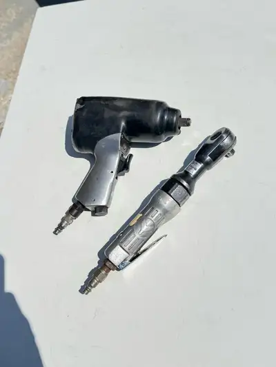 2pc Impact Wrench Set 1/2” and 3/8” Air Tools, View more