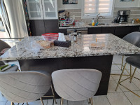 Granite slab bianco antico 3cm thick. Dimensions approx 52x25 in