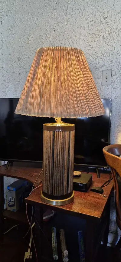 Vintage Style Wooden Table Lamp, View more