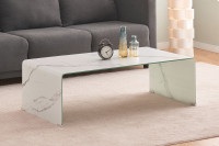 07-020 Luxurious Stone or Glass Finish Coffee Table