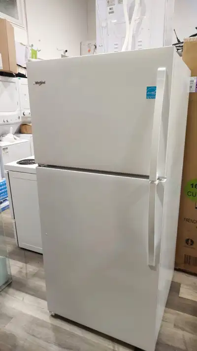 Fridge - 30" Whirlpool Top freezer White Used | SaLe price, View more