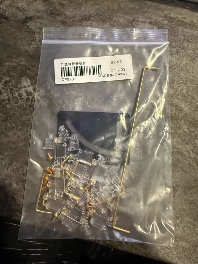 Zeal Gold Plated Stabilizers in Mice, Keyboards & Webcams in Cambridge - Image 2