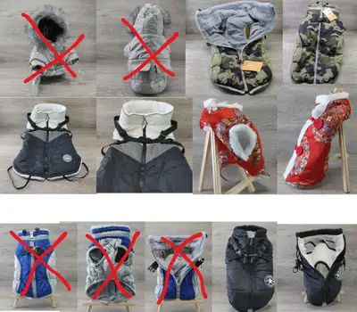 Dog Coats Cold/Cool Weather Gear for Winter/Fall - VARIOUS SIZES, View more