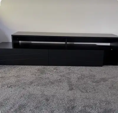 Wade Logan Caven TV Stand – Fits TVs up to 78”, View more