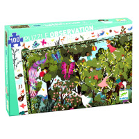 Casse-tête Jeux au jardin, Puzzle observation 100 pcs DJECO