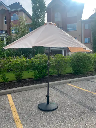 Half Patio Umbrella and Stand, View more