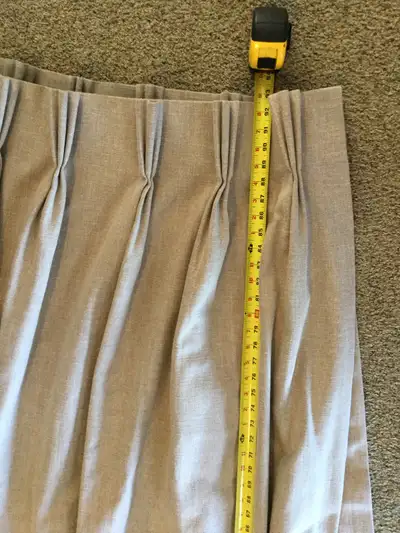 5 Pleat Lined Drapes, View more
