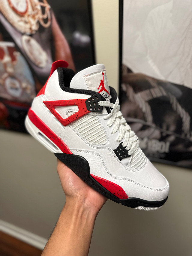 Air Jordan 4 “Red Cement” Size 11 & 12! in Men's Shoes in Mississauga / Peel Region - Image 2