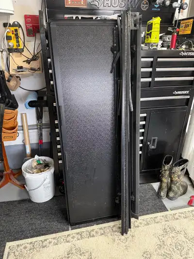 Used for 6 months and removed for a truck cap. Brand new condition.