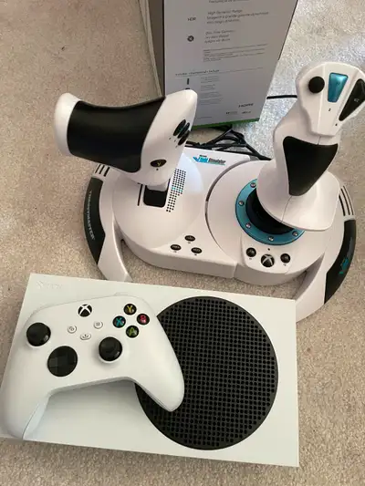 Xbox Series S with Microsoft Flight Sim Game / Joystick $375, View more