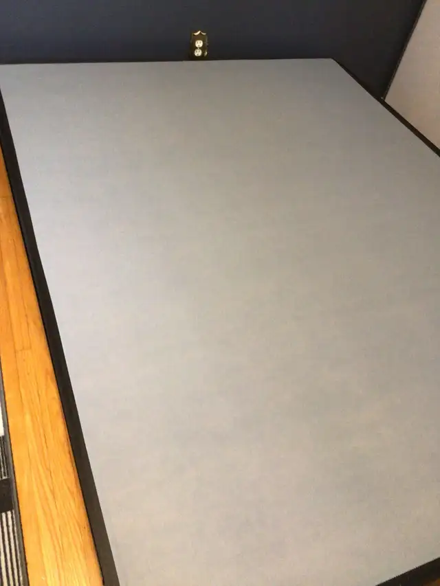 Queen Boxspring and bed frame (free) in Beds & Mattresses in Napanee - Image 2