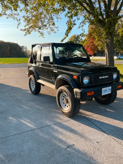 1988 Samurai. Runs Well currently licensed, plated and on the road. Selling as is.