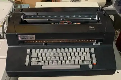 We are selling used Vintage IBM Correcting Selectric II 2 Electric Typewriter Black As-is You are we...