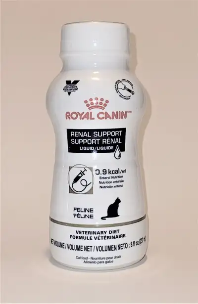 Veterinary nutrition for cats Royal Canin Renal Support Liquid Designed for cats: - with chronic kid...