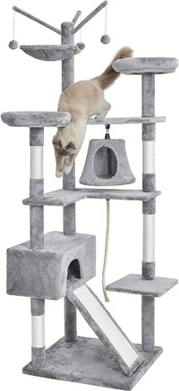 New only interested buyer 75 Inches All-in-One Large Cat Tree fo
