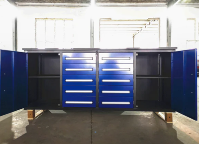 Établi robuste | Armoire à outils | Tiroir et armoire de rangement industriels | Storage Cabinet | W...