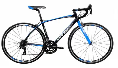 Vélo MANTHA Bicycle, Unisex 52cm Cadre En aluminium Dérailleurs av./arr. Microshift Roue aluminium d...