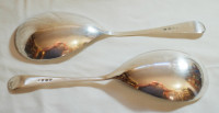 Hallmarked Silver Serving Spoons