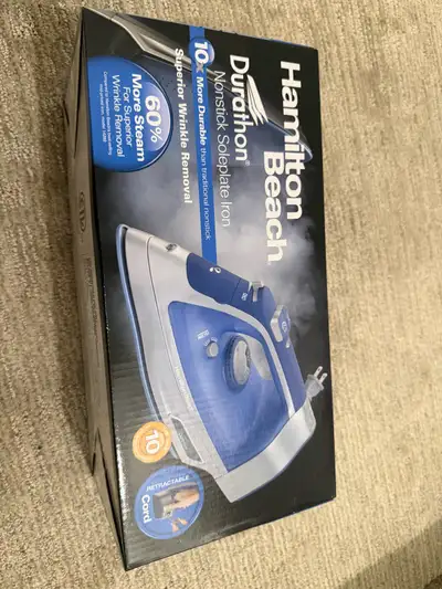 New Hamilton Beach Steam Iron, View more