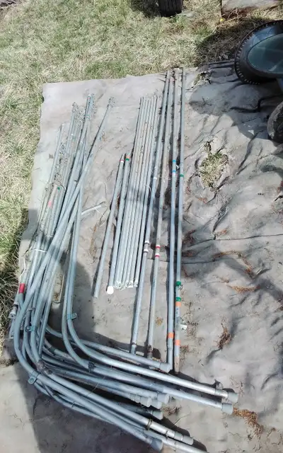 Selling one aluminum frame, all you need is canvas or plastic wrap the ribs will fit a 42 foot Catal...