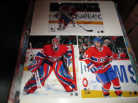 3 Montreal Canadiens Signed 16 x 20's Package Blowout