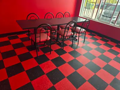 Currently operating as a pizza shop but may be operated as any type of restaurant. Bring you own rec...