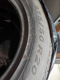 Pirelli winter tires 275/50 R20 109V
